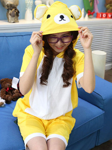 Bear Kigurumi coton Anime Costume pour l’été