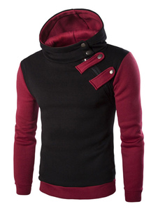 Pullover Hoodie veste avec contraste manches