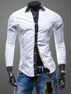Vente chaude manches longues Shirt Skinny Smart Shirt pour hommes