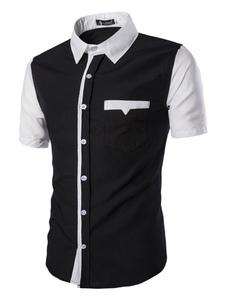 Chemise pour homme avec contraste manches Raglan