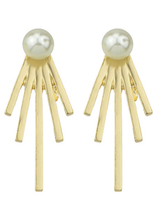 Boucles d’oreilles asymétriques or