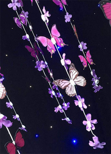 Papillon de mariage décoration mariage concis Rideau 10 pièces