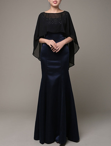 Mariage en mousseline de soie châle asymétrique lumière nuptiale Wraps