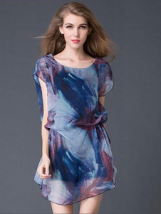 Robe d’été légère bijou cou