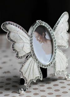 Mariage Photo Frame blanc petite taille strass papillon mariage faveur