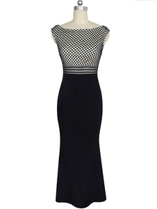 Robe d’été sexy Crewneck fourreau sans manches pour femme