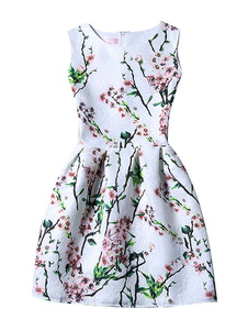 Bijou robe Jacquard Flare