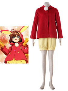 Cardcaptor Sakura Kinomoto Sakura Halloween Cosplay Costume lapin Moe oreille Version