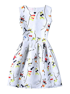 Bijou robe Jacquard Flare