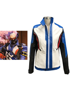 Overwatch OW soldat 76 Halloween Cosplay Costume 76 soldat Cosplay uniforme veste
