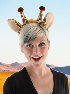 Bandeau de Halloween drôle de girafe