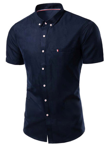 Botton Down col chemise Casual pour hommes