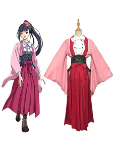 Kabaneri de la Koutetsujou de forteresse de fer no Kabaneri Ayame Cosplay Costume Kimono japonais
