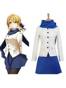 Destin décrochage nuit Saber Cosplay Costume uniforme