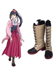 Kabaneri de la Koutetsujou de forteresse de fer sans chaussures de Cosplay Kabaneri Ayame