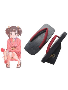 Kabaneri de la Koutetsujou de forteresse de fer no Kabaneri Mumei Cosplay chaussures Mumei Cosplay G