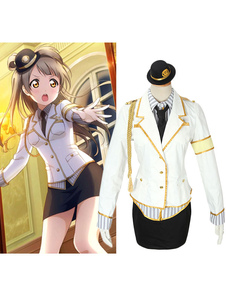 Love Live! Toussaint Cosplay Costume Minami Kotori Cosplay Costume Minami Kotori blanc Policewoman