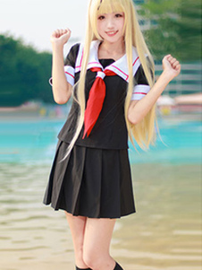 Uniforme Kantai Collection KanColle Yuudachi Poi Cosplay Costume Yuudachi scolaire