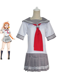 Love Live! Toussaint Cosplay Costume Soleil Takami Cloarec Aqours Cosplay Costume estival Sailor Uni