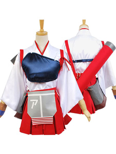Kantai Collection KanColle Akagi Cosplay Costume Anime Sailor Uniform