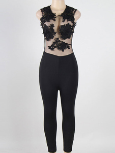 Combinaison Populaire féminine unicolore avec zip