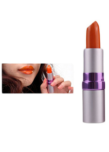 Maquillage rouge à lèvres orange