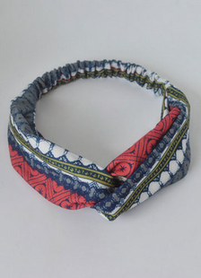 Coiffe de cheveux rouge en Sateen