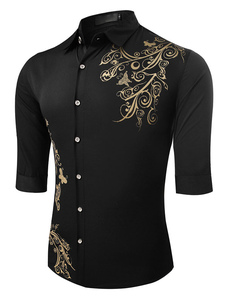 Chemise homme en coton manches courtes pour homme