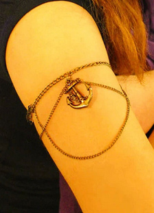 Bracelet à breloques délicat métallique style européen fermoir homard