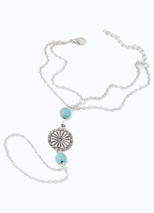 Bracelet à breloques unique en résine style européen rond fermoir homard