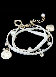 Bracelet à croissement fabuleux en faux cuir doux avec enveloppe fermoir homard