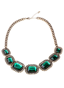 Unique Collier métallique féminin conception antique fermoir homard