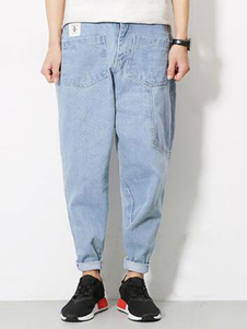 Drop entrejambe Loose Jeans Sarouel Denim pour hommes