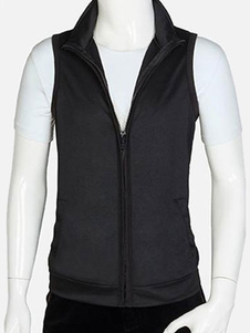 Sweat multicolore zip gilet veste sans manches