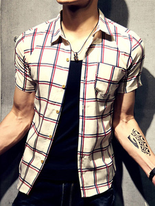 Chemise en coton manches courtes