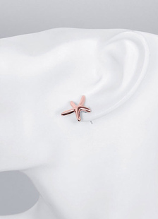 Boucles d'oreilles d??cor de mariage sp??cial m??tallique champagne