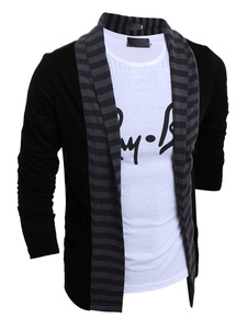 Cardigan mode casual en coton moulant pour homme