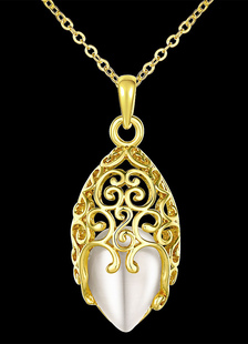 Collier de mariage or m??tal perles d??coration