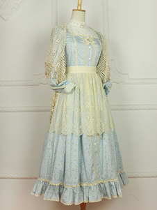 Vintage Victoria Retro robe Lolita classique robe imprimée