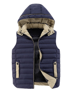Veste à capuchon manteau Gilet hommes Outwear veste en noir/bleu/rouge