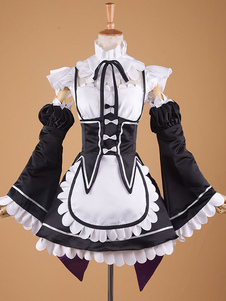 Re : Zero kara Hajimeru Isekai Seikatsu Rem Ram Cosplay Costume