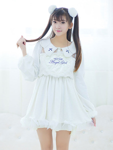 Robe de velours faux deux pièces Lolita Sweet Lolita Robe brodée