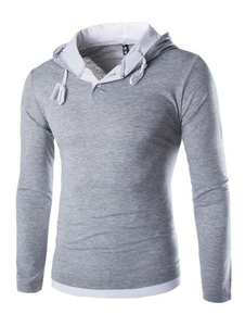 Sweat-shirt à capuche Slim plaine Hoodie pour hommes