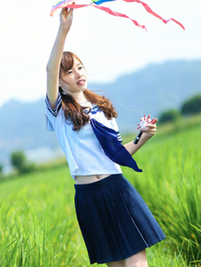 Douce fille Cosplay Costume japonais School Uniform