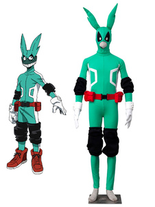 Mon combat Hero Academy pour tous Midoriya Izuku vert combat Anime uniforme Cosplay Costume