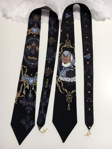 Gothic Lolita accessoires imprimés Lolita Tie Oji cravate
