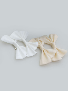 Broche de lolita noeuds papillon doux en mousseline de soie Bow Lolita