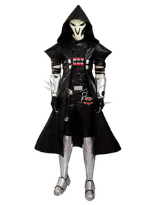 Overwatch OW Reaper Cosplay Costume