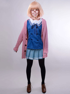 Au-delà de la limite Kuriyama Mirai Cosplay Costume école uniforme