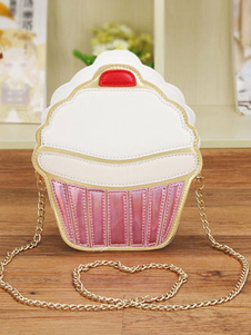 Rose Mini glaces Lolita Lolita mignon sac cadre chaîne